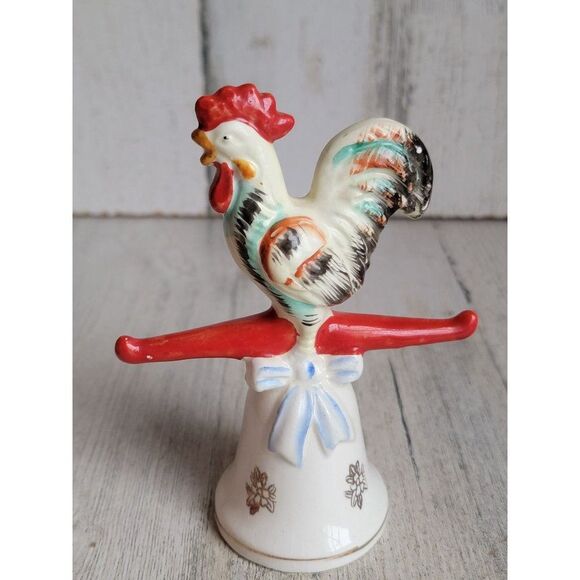Vintage Chase‎ Japan rooster Bell farm animal decor - Picture 9 of 11